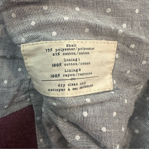 Cartonnier Women's Burgundy Blazer mauve 3/4 sleeve crop style size large - Picture 4 of 5